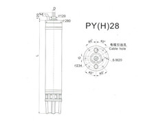 PY(H)28 Series water(seawater) submersible electric motors