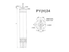 PY(H)34 Series water(seawater) submersible electric motors