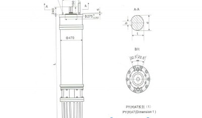 PY(H)47 Series water(seawater) submersible electric motors thumbnail 1
