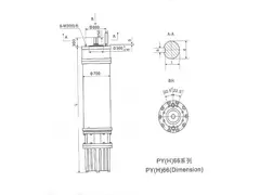 PY(H)66 Series water(seawater) submersible electric motors