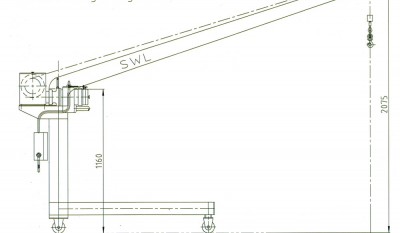 Pneumatic davit thumbnail 1