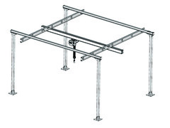 Self-standing combination crane