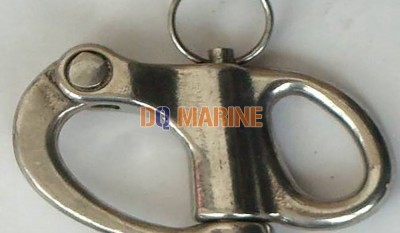 Stainless Steel Snap Shackle with Fixed Eye thumbnail 1