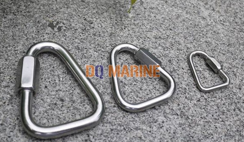 Stainless Steel Delta Shaped Quick Link - Image 1