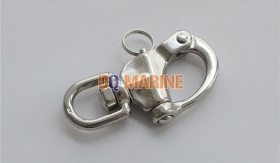 Stainless Steel Swivel Snap Shackle with Eye thumbnail 1