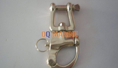Stainless Steel Swivel Snap Shackle with Jaw thumbnail 1