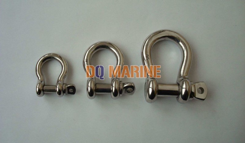 Stainless Steel US Type Bow Shackle - Image 1