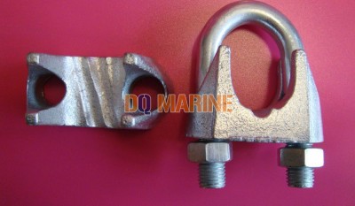 US Type Galvanized Malleable Wire Rope Clips thumbnail 1