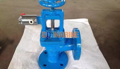 Marine Cast Steel Angle Pneumatic Quick Closing Valve thumbnail 1