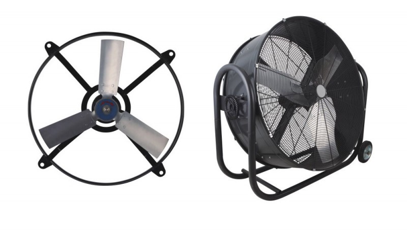 Axial Flow Exhaust Fan JY Series of Industrial Jobs Drum Fan B - Image 1