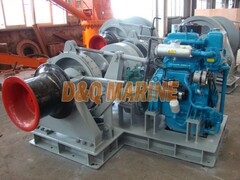 Diesel anchor windlass