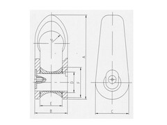 Mandal Fairlead Shackles