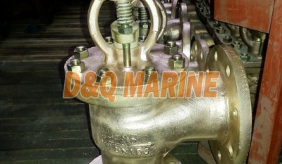Marine Bronze Flanged Angle Stop Check Valve GB/T588-2008 Type B/BS thumbnail 1