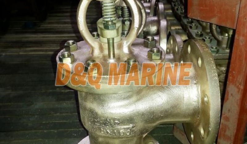 Marine Bronze Flanged Angle Stop Check Valve GB/T588-2008 Type B/BS - Image 1