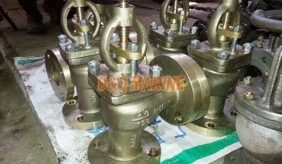 Marine Bronze Flanged Angle Stop Valve GB/T587-2008 Type B/BS thumbnail 1