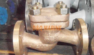 Marine Bronze Flanged Check Valve GB/T589-93 Type A/AS thumbnail 1