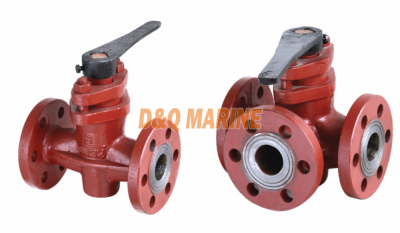 Marine Cast Iron Flanged Packed Cocks GB/T593-93 thumbnail 1