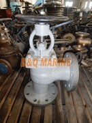 Marine Cast Steel Flanged Angle Check Valve GB/T586-93 Type B/BS