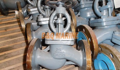 Marine Cast Steel Flanged Stop Check Valve GB/T585-2008 Type A/AS thumbnail 1
