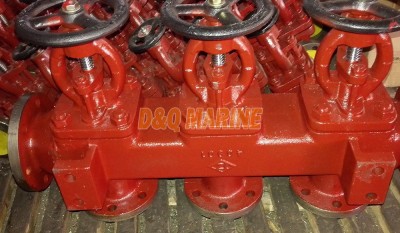Marine Flanged Cast Iron Single Arrangement Suction Stop Box Valve GB/T1854-93 thumbnail 1