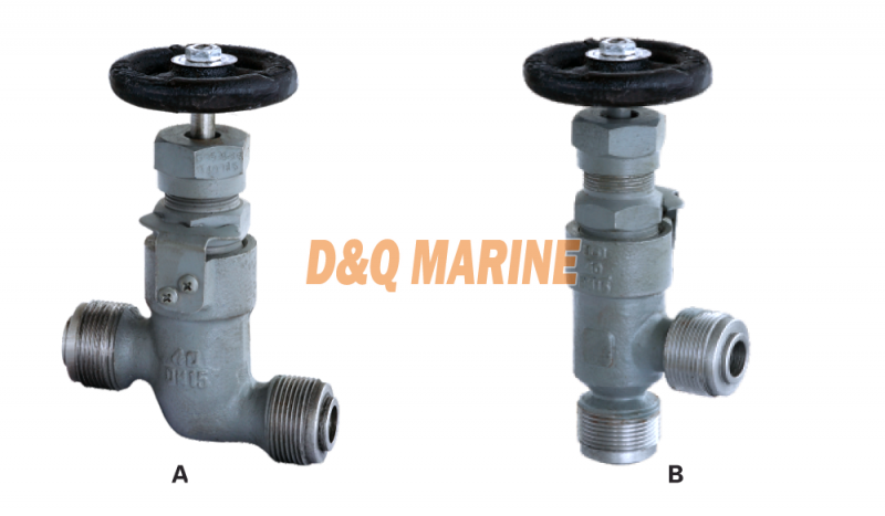 Marine Forged Steel Male Thread Stop Valve GB594-83 - Image 1