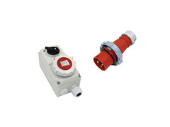 Marine High Current Interlock Socket with Switch