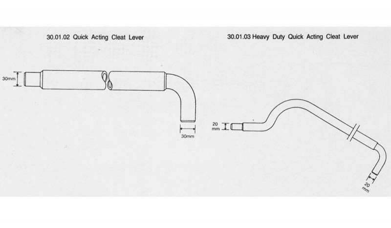 30.01.02/30.01.03 Quick Acting Cleat Leaver - Image 1