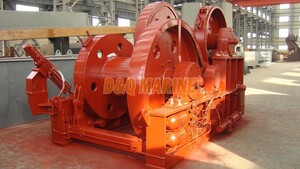 Ship shifting winch