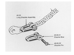40.05/40.06/40.07/40.08 Short/Long Shackle Assembly
